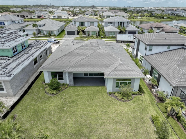 bird's eye view featuring a residential view