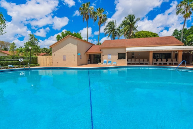 view of pool