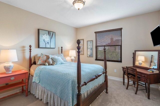 bedroom with carpet flooring