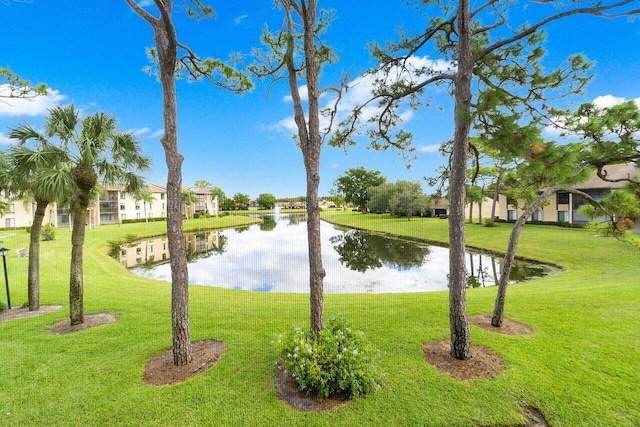 view of water feature