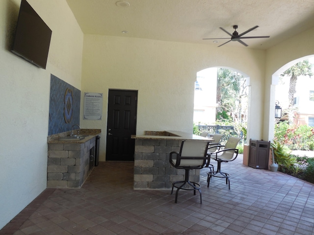 living room with crown molding