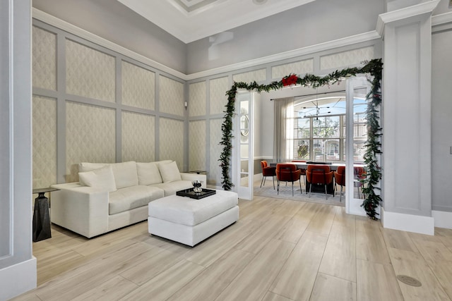 dining room featuring a notable chandelier and light hardwood / wood-style floors