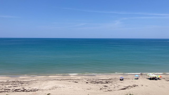 water view with a beach view