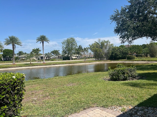 view of property view of water