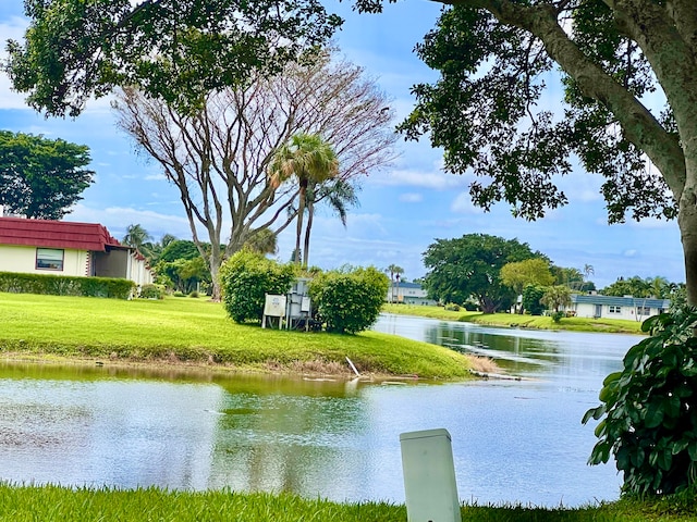 view of water feature