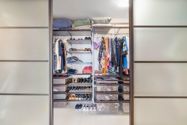 view of closet