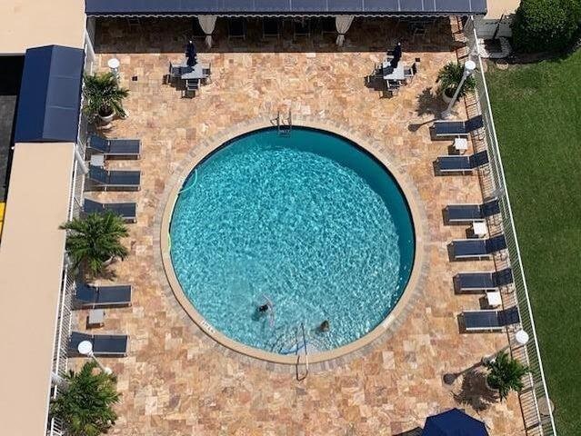 view of pool