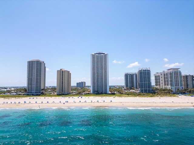 water view with a beach view