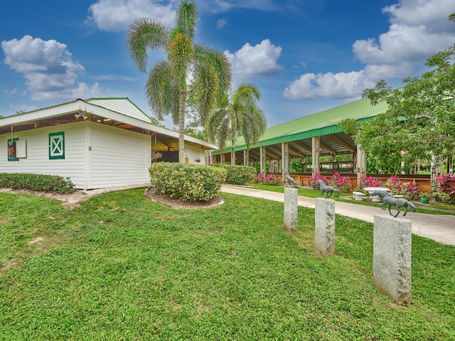 18238 128th Trl N, Jupiter, FL 33478 - view of green lawn with a gazebo