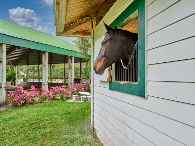 view of stable