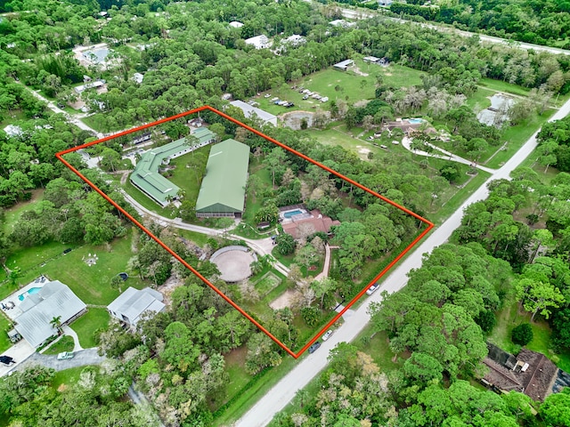 18238 128th Trl N, Jupiter, FL 33478 - aerial view of property and surrounding area featuring property boundaries highlighted