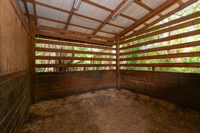 view of horse barn