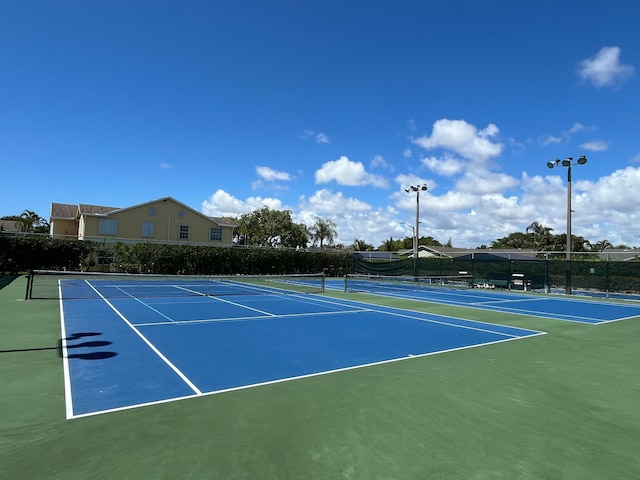 view of sport court