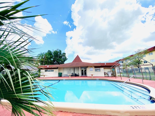 view of pool