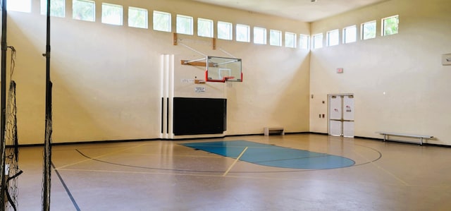 view of sport court