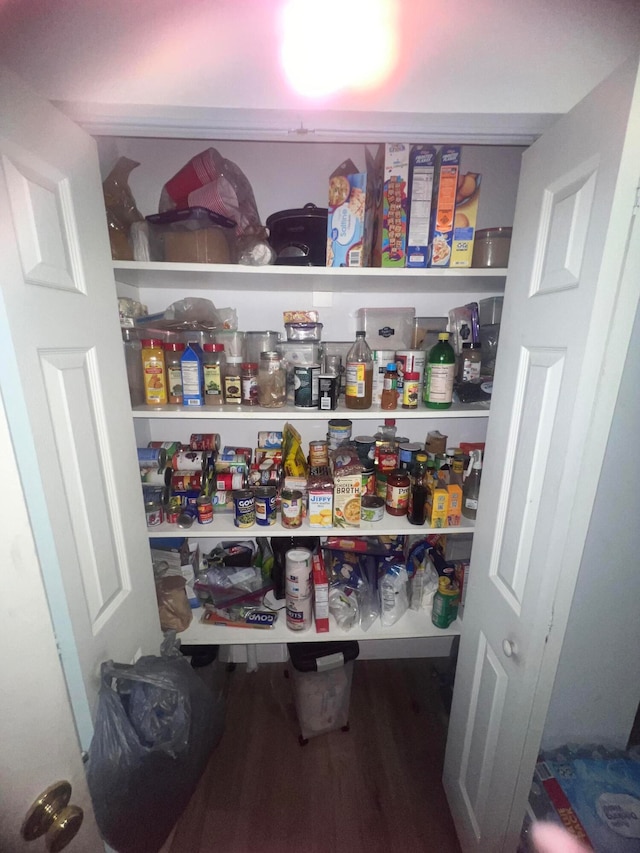 view of pantry