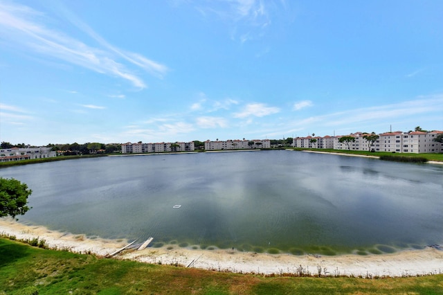 view of water feature