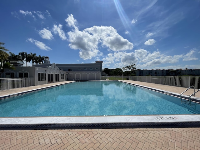 view of pool