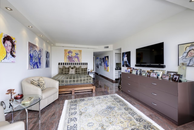 living room featuring wood-type flooring