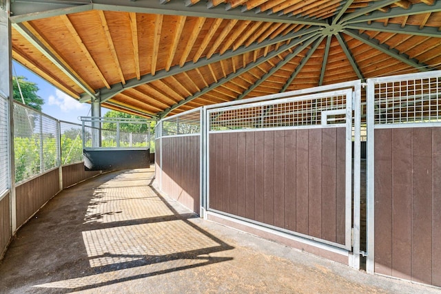 view of stable