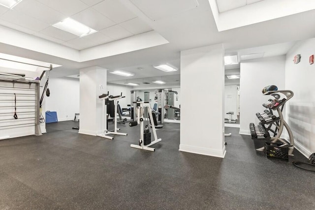 view of exercise room