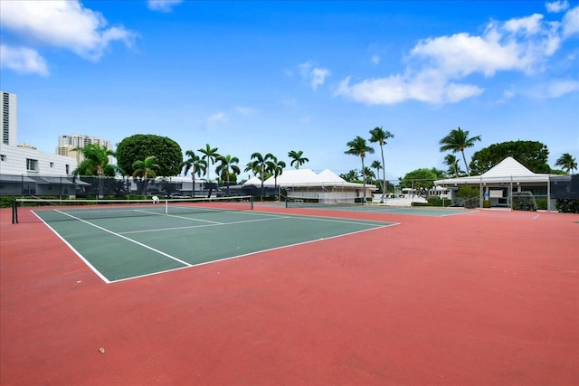 view of sport court