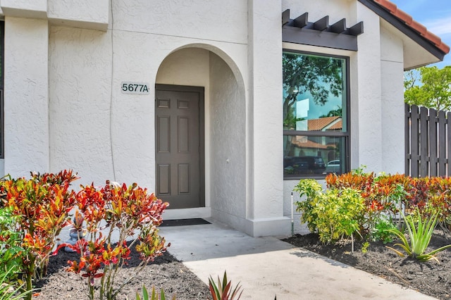 view of property entrance