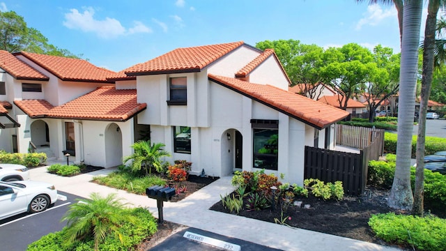 view of mediterranean / spanish-style house