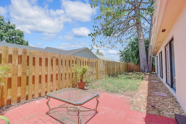 view of patio