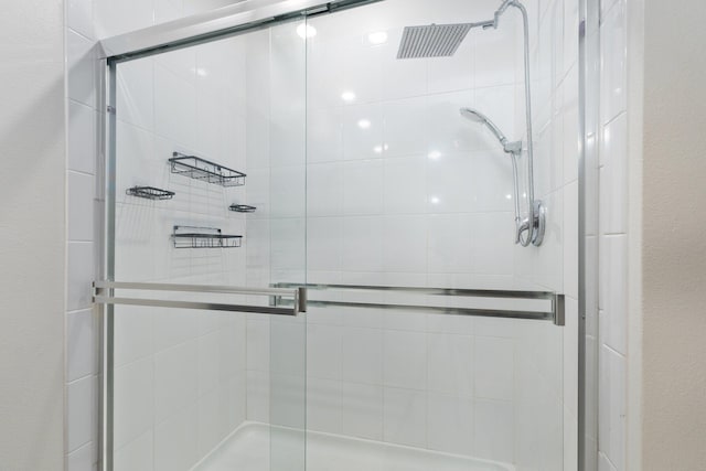 bathroom with walk in shower