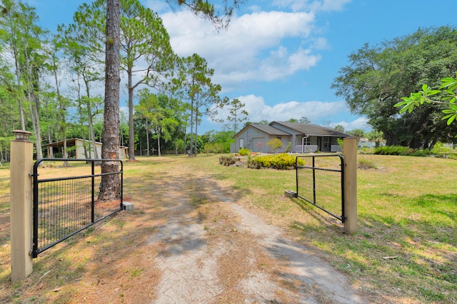 view of yard