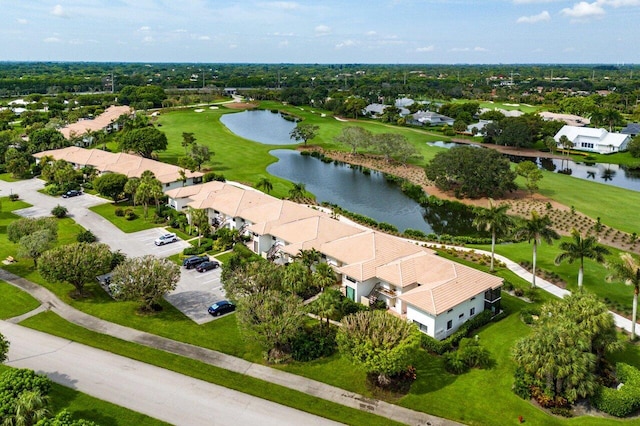 10695 Quail Covey Rd Azalea, Unit Azalea, Boynton Beach, FL 33436 - aerial perspective of suburban area with a large body of water and a golf course
