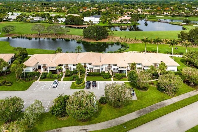 10695 Quail Covey Rd Azalea, Unit Azalea, Boynton Beach, FL 33436 - aerial perspective of suburban area featuring a large body of water and a local golf course