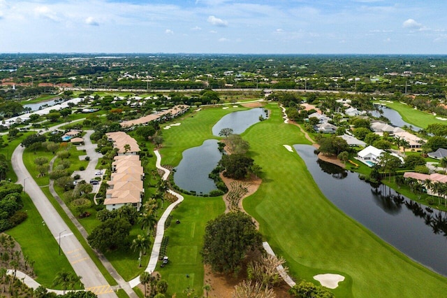 10695 Quail Covey Rd Azalea, Unit Azalea, Boynton Beach, FL 33436 - aerial view of property and surrounding area with nearby suburban area, a nearby body of water, and a golf club