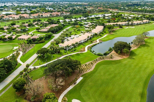 10695 Quail Covey Rd Azalea, Unit Azalea, Boynton Beach, FL 33436 - aerial perspective of suburban area with a nearby body of water and a golf course