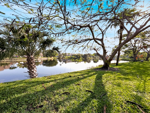 view of property view of water