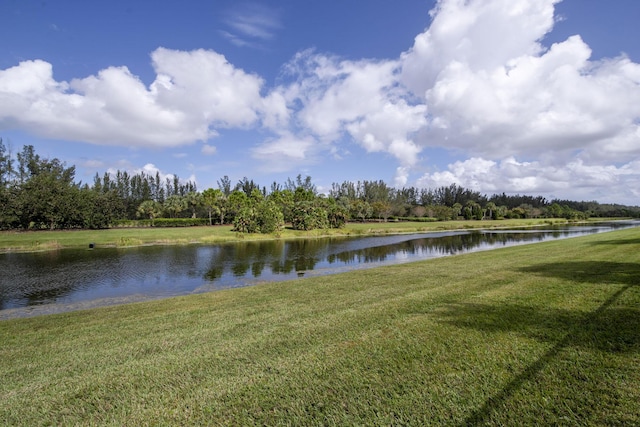 property view of water