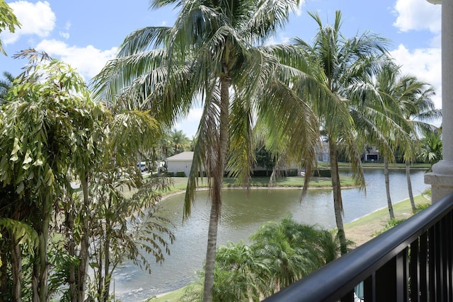 view of water feature