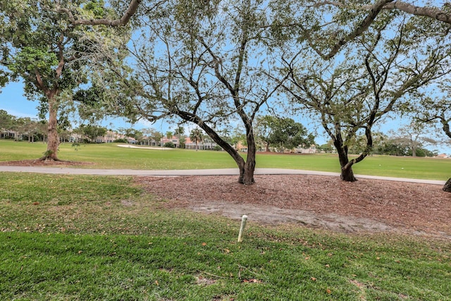 view of home's community featuring a lawn