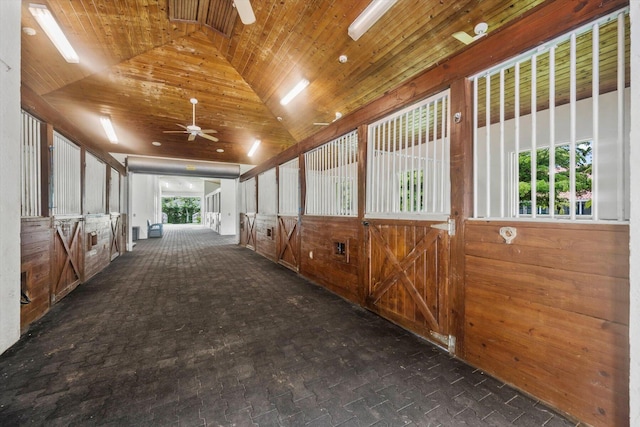 view of horse barn