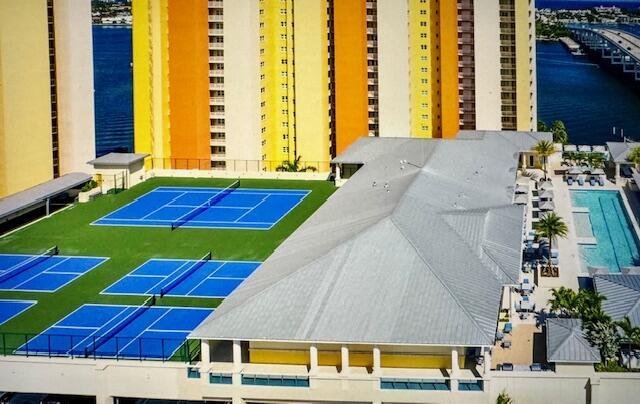 2640 Lake Shore Dr Unit 1508, Riviera Beach, FL 33404 - aerial view of a large body of water and a notable bridge