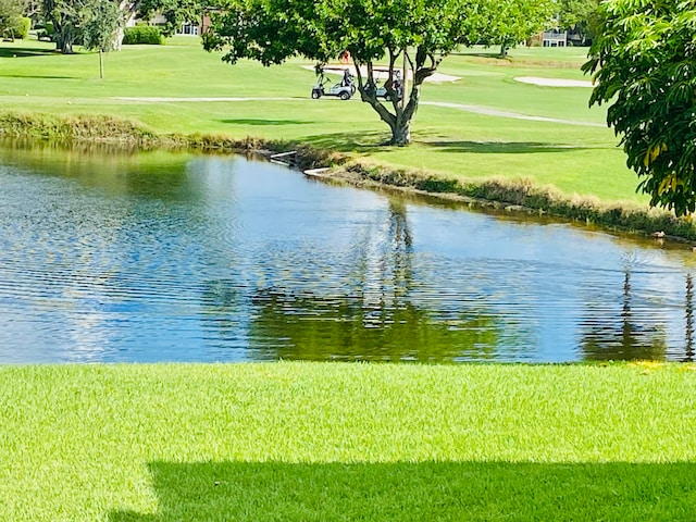 view of water feature