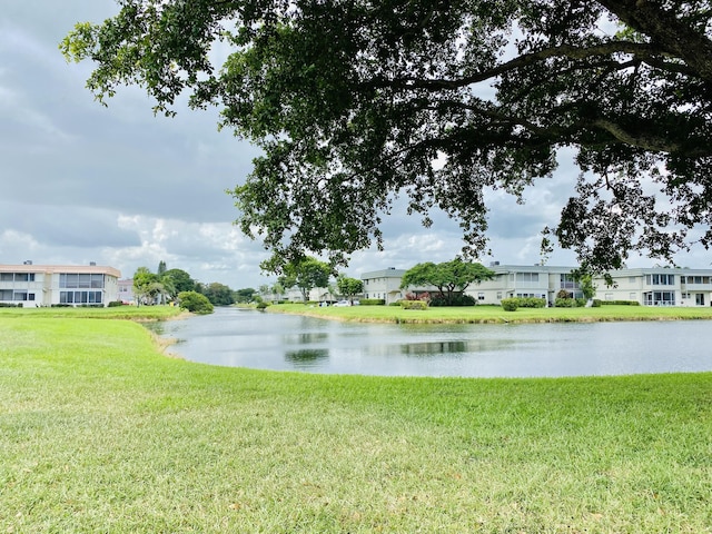 view of water feature