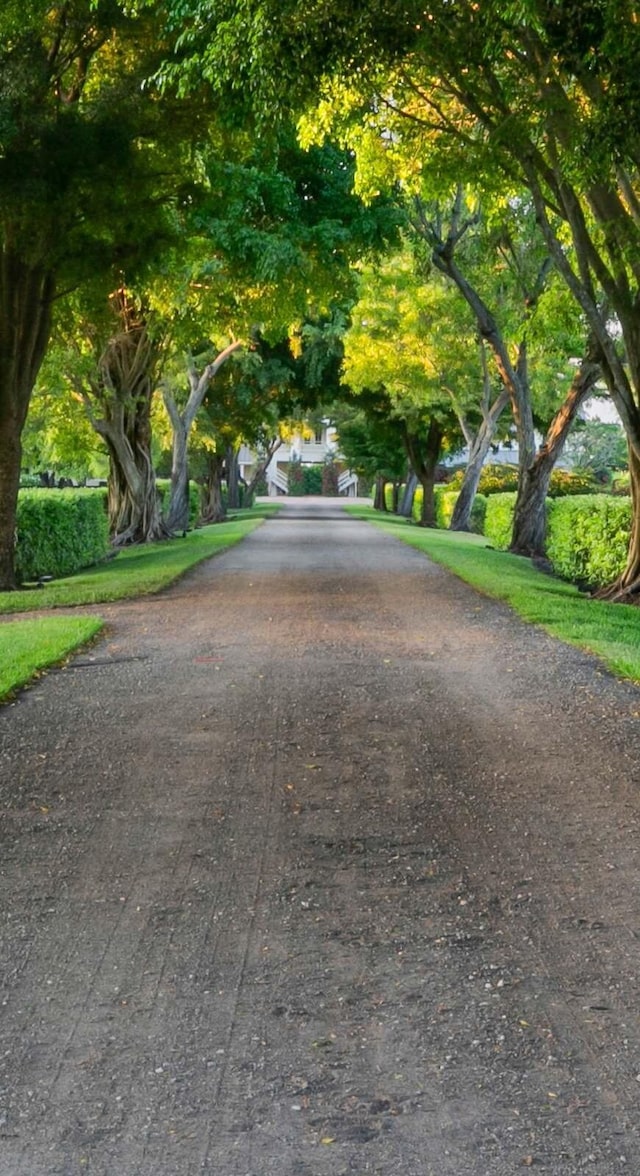 view of road