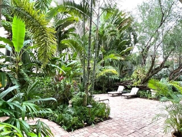 surrounding community featuring a patio area