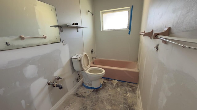 full bath featuring  shower combination and toilet