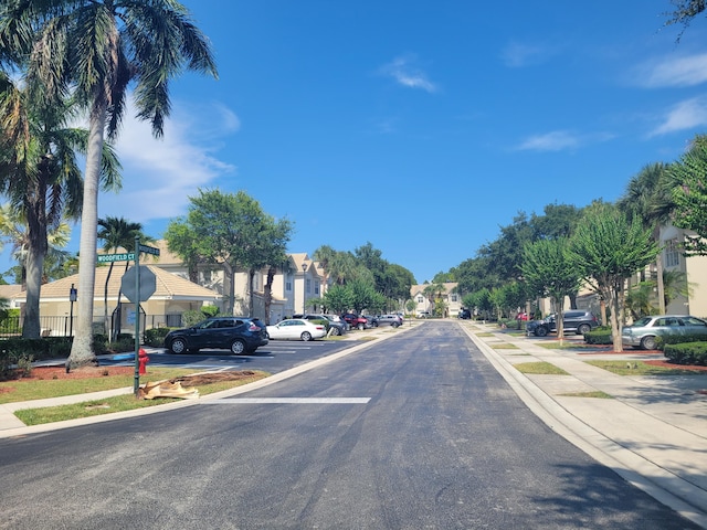 view of road