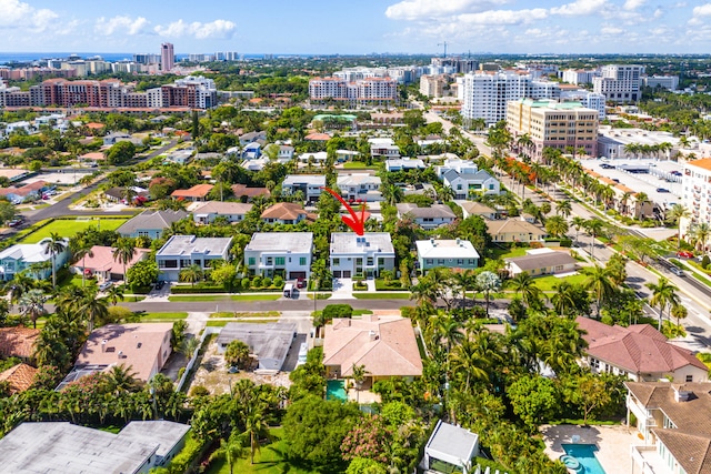 view of birds eye view of property