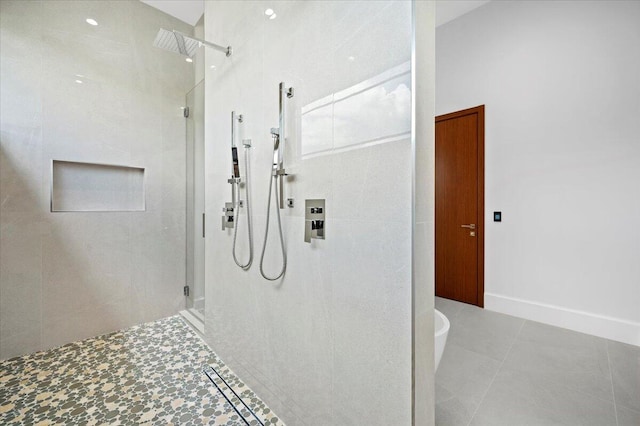 bathroom with walk in shower