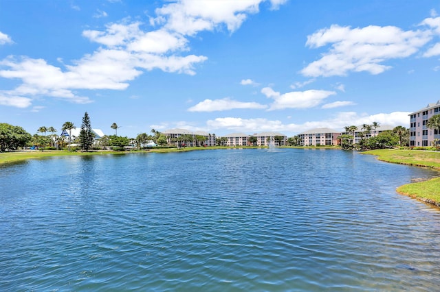 property view of water